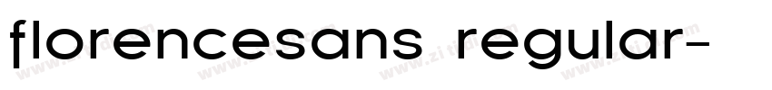 florencesans regular字体转换
